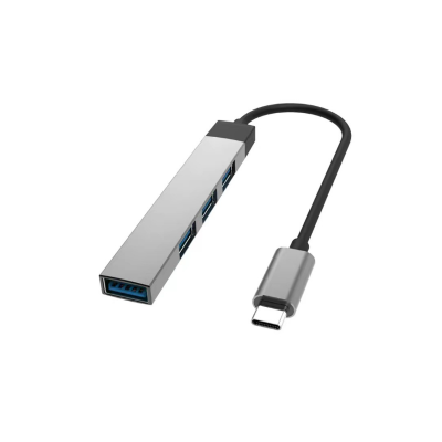 ULTRATENKÝ DATOVÝ A NAPÁJECÍ USB 2.0 + 3.0 HUB, 4 PORTY, USB-C (Type-C) KONEKTOR
