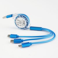 NAPÁJECÍ USB KABEL 3 V 1 S NAVIJÁKEM