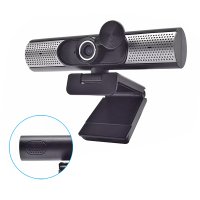 KOVOVÁ FULL HD WEBKAMERA S MIKROFONEM, 2 REPRODUKTORY A KRYTKOU ČOČKY