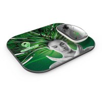 SET BEZDRÁTOVÉ PODLOŽKY A BEZDRÁTOVÉ MYŠI S BEZDRÁTOVÝM NABÍJENÍM, CMYK + LED LOGEM
