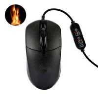 VYHŘÍVANÁ PC MYŠ S USB KABELEM