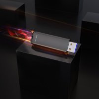 PŘENOSNÝ KOVOVÝ VYSOKORYCHLOSTNÍ SSD DISK (USB 3.1), S LANYARDEM