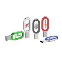 CRYSTAL USB FLASH DISK  S LED PODSVÍCENÝM LOGEM