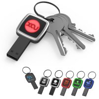 KOVOVÝ USB 2.0 / 3.0 FLASH DISK KLÍČ S LED LOGEM