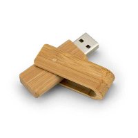 USB flash disk 2.0 dřevěný TWISTER, 16GB, světlé dřevo (UDW502)