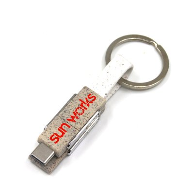 DATOVÝ A NAPÁJECÍ USB KABEL 4 V 1, PŘÍVĚSEK, ROZLOŽITELNÝ MATERIÁL
