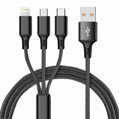 Napájecí USB kabel 3 v 1