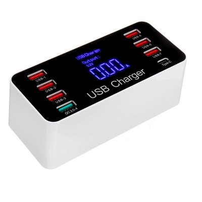 40W NAPÁJECÍ STOLNÍ USB MULTI HUB