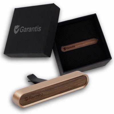 Elegantní dřevěný osvěžovač vzduchu do auta, sada 5 vůní