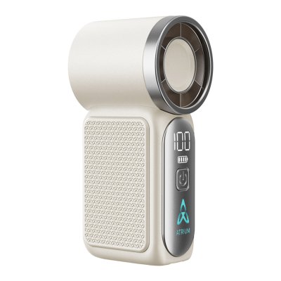 Ruční mini větráček FLAVIO s displejem