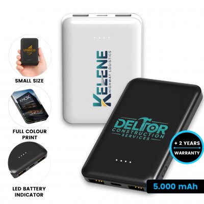 5000mAh kompaktní power banka FIVVY