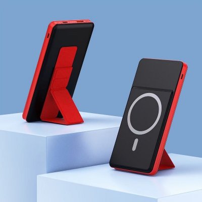 RYCHLONABÍJECÍ BEZDRÁTOVÁ POWER BANKA SE STOJÁNKEM, 
PD 22,5 W + MAGSAFE 15 W KOMPATIBILNÍ, 10000 MAH