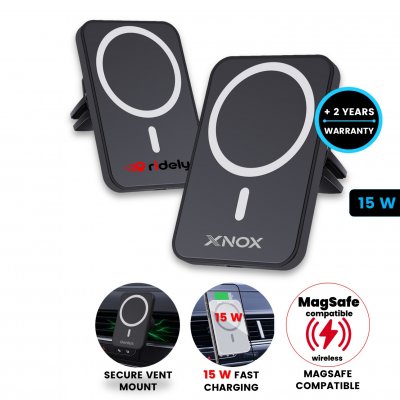 15W magnetická bezdrátová nabíječka/držák
telefonu do auta CARGNET