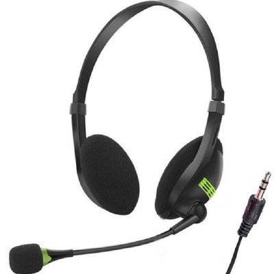 NÁHLAVNÍ SLUCHÁTKA S HANDSFREE MIKROFONEM A JACKEM 3,5 MM