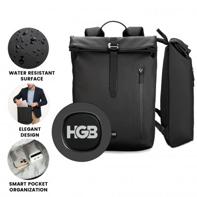 Elegantní městský batoh URBAN-Q,
z recyklovaných materiálů