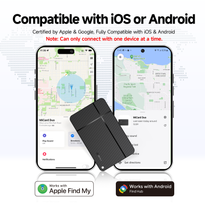 Chytrá lokalizační karta SMARTRAQ, s NFC funkcí, kompatibilní s iOS i Android