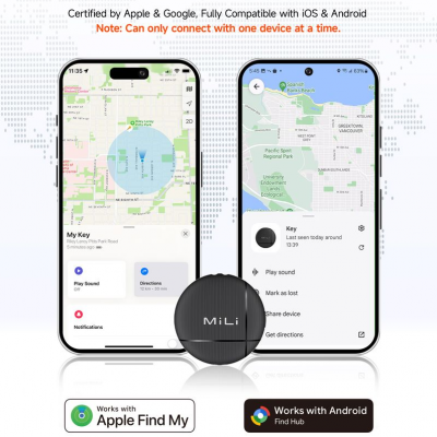 Chytrý lokalizační tag TagMate Mini, kompatibilní s iOS i Android
