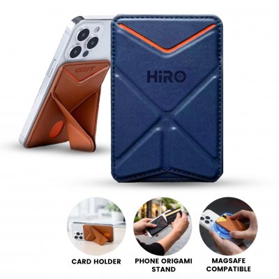 Magnetické (MagSafe kompatibilní) pouzdro na karty / stojánek ORIGAMI