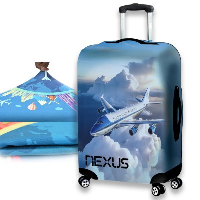 Elastický obal na kufr s vlastním potiskem