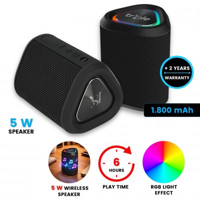 5W bezdrátový reproduktor BEAMLINE s RGB světelným proužkem