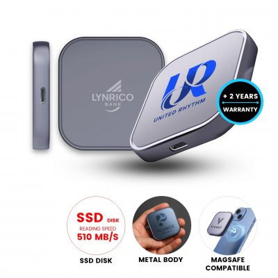 Magnetický přenosný SSD disk MagDrive, Magsafe kompatibilní, USB 3.2