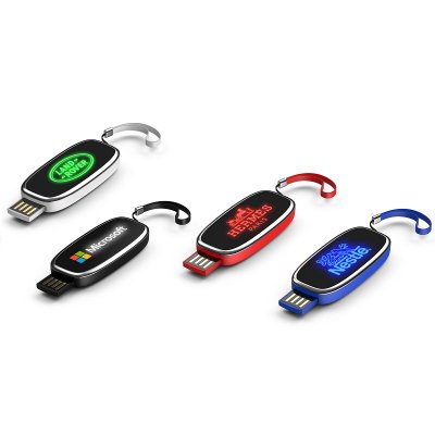 VÝSUVNÝ USB 2.0 / 3.0 FLASH DISK S LED LOGEM
